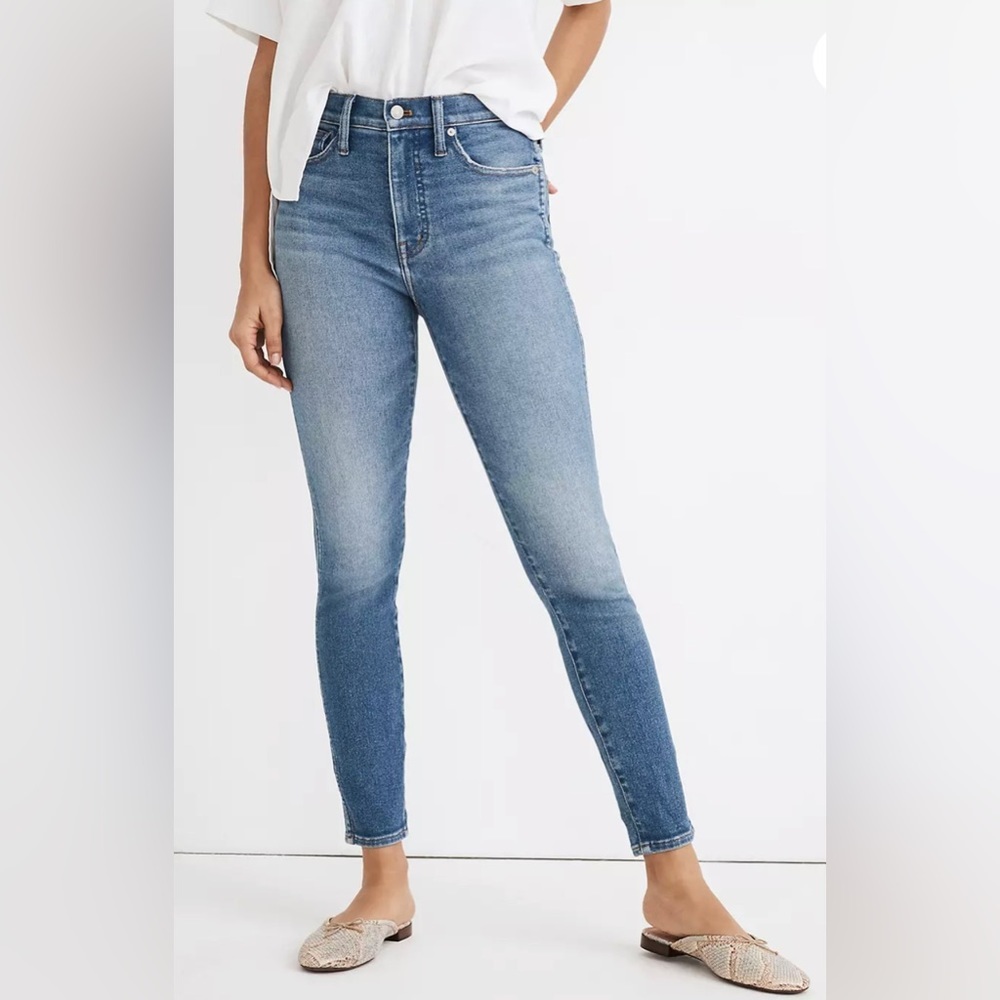 Madewell Light Wash High-Rise Skinny Jeans
